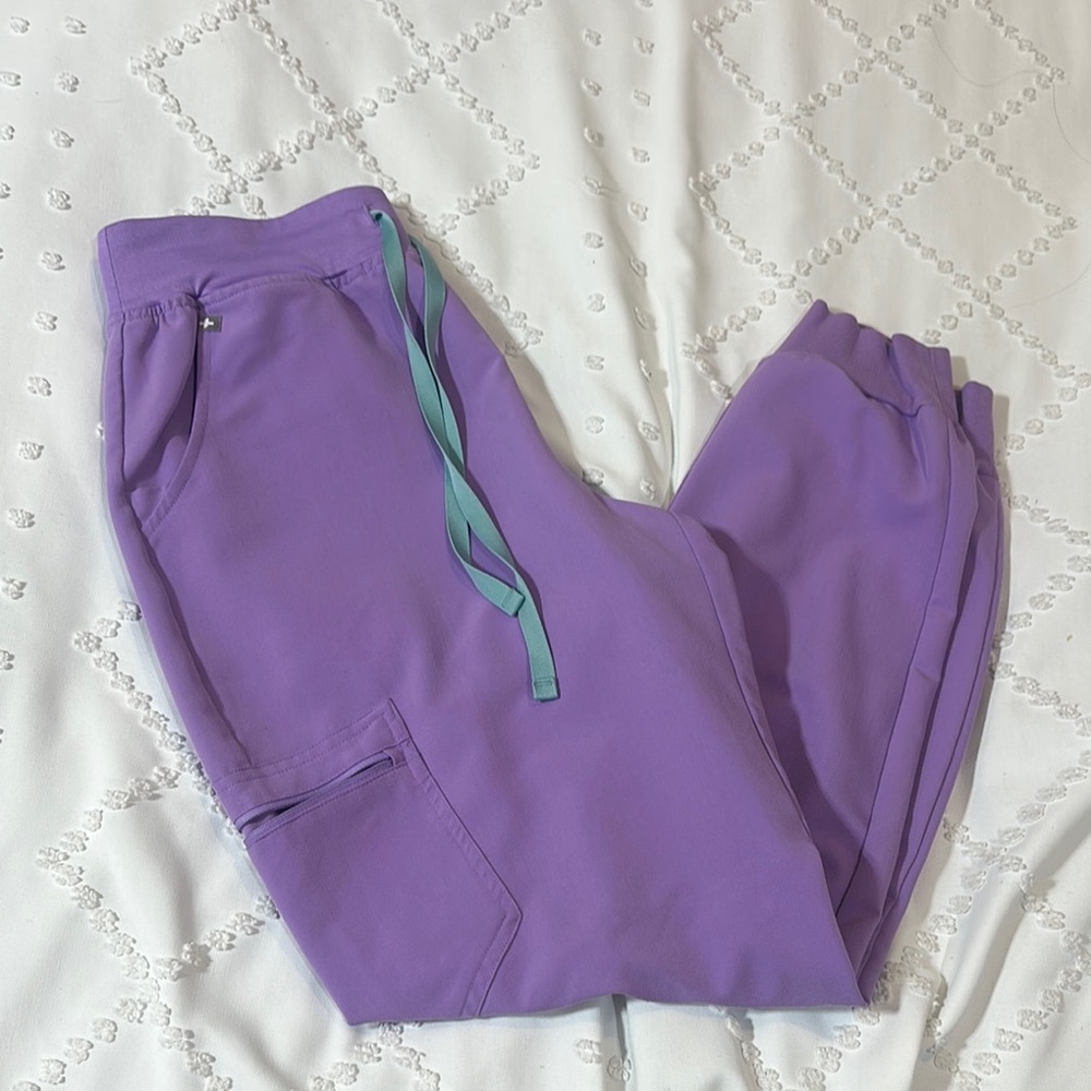 Figs Purple Jogger Scrub Pants